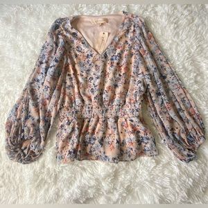 Philosophy Pink Floral Shirt - Size Medium